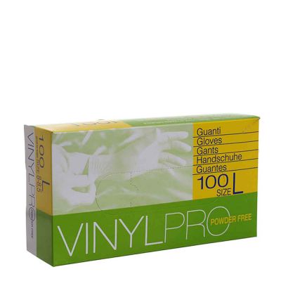 Guanti in vinile monouso VinylPro powder free trasparente taglia L