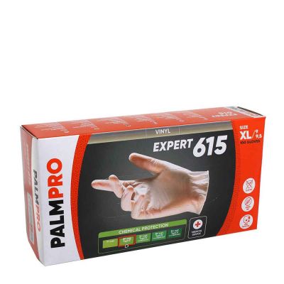 Guanti in vinile trasparenti Icoguanti PalmPro Expert 615 XL 9-9,5