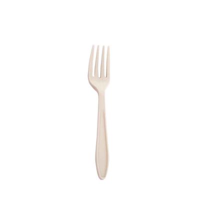 100 Forchettine in Mater-Bi® compostabile bianche 12 cm