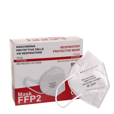 10 Mascherine FFP2 Mask BIANCO