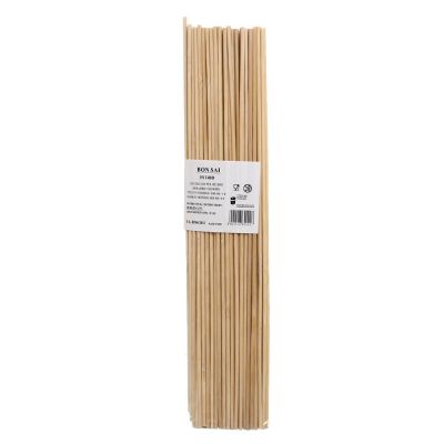 100 Stecconi di legno 40cm di bambù senza punta Ø4mm