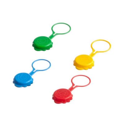 1000 Tappi in plastica con anello per bottiglie Ø2,5 cm