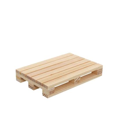 Mini pallet bancale di legno tagliere piccolo 18x12x2,8 cm