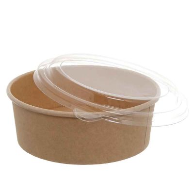 50 Insalatiere da asporto compostabili Ø 18,5 x h 6,5 cm 