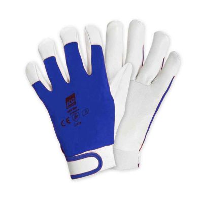 1 Paio guanti da lavoro in pelle e cotone riutilizzabili Icoguanti GOLF XL-9
