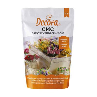 CMC carbossimetilcellulosa in bustina per pasta di zucchero 40 g Decora