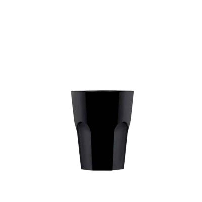 6 Bicchieri shot neri riutilizzabili per degustazione liquore 40cc