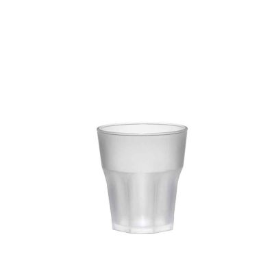 6 Bicchieri shot satinati frost riutilizzabili per degustazione alcolici 40cc
