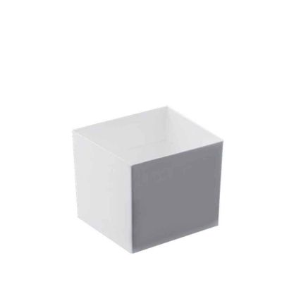 Bicchierini monoporzione quadrati Goldplast Cube 60cc bianchi
