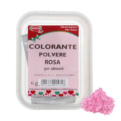 Colorante alimentare in polvere rosa 6 g