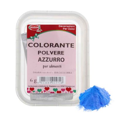 Colorante alimentare in polvere azzurro 6 g