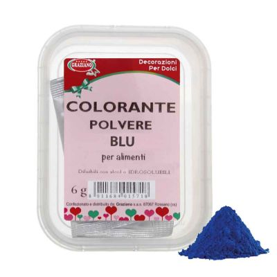 Colorante alimentare in polvere blu 6 g