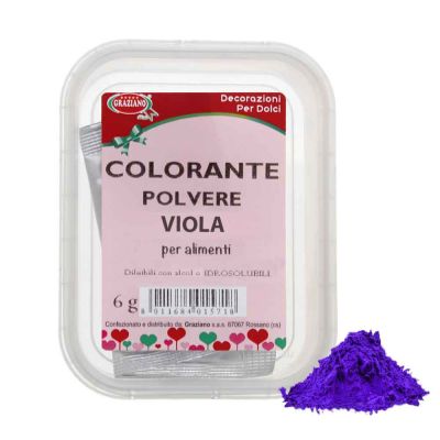 Colorante alimentare in polvere viola 6 g