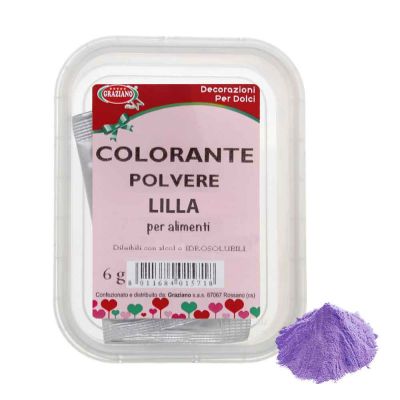 Colorante alimentare in polvere lilla 6 g