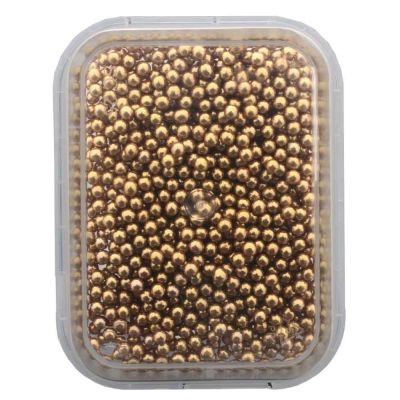 Palline di zucchero sferici color oro antico per decorare 50 g