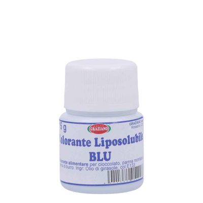 Colorante liquido liposolubile blu per alimenti 15 g