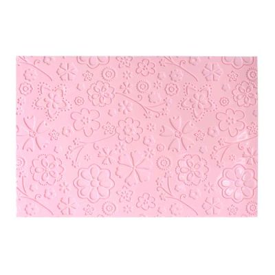 Tappetino in silicone rosa tema fiori
