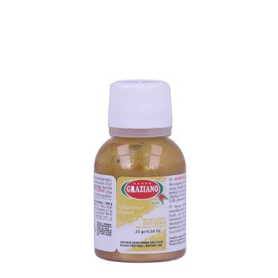 Colorante per alimenti liquido metallizzato glamour oro 25 g