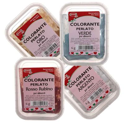 Colorante in polvere per alimenti effetto perlato 6 g