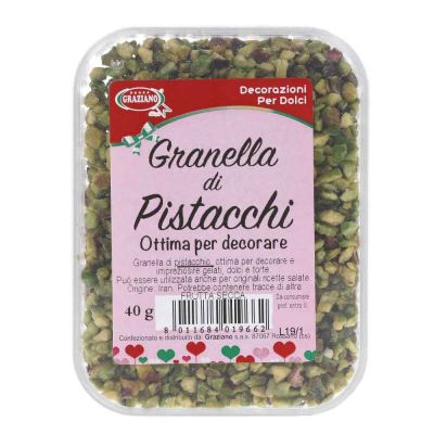 Granella di pistacchi per decorare dolci e salati 40 g