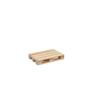 Mini pallet bancale di legno tagliere piccolo 12 x 8 x h 2 cm