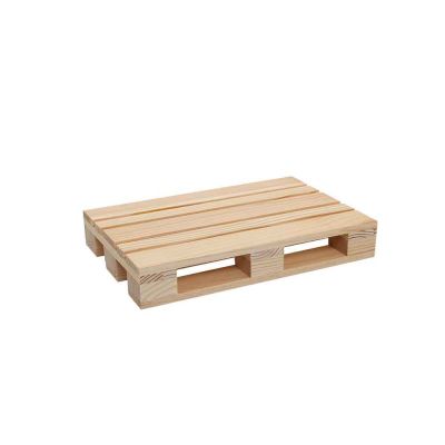 Mini pallet bancale di legno tagliere grande 24 x 16 x 3,7 cm