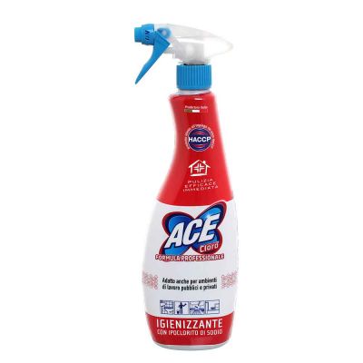 Ace professional spray detergente igienizzante con cloro attivo 750 ml H.A.C.C.P.