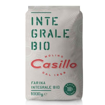 Farina integrale biologica di grano tenero W220 Casillo 1 kg