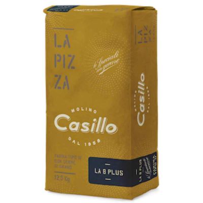 LA 8 PLUS Farina di grano tenero tipo 0 per pizza W350 Casillo 12,5 kg