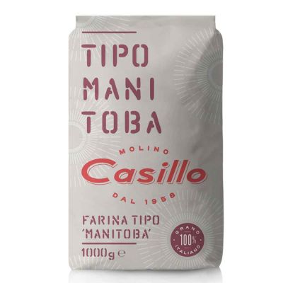 Farina di grano tenero tipo 0 Manitoba W350 Casillo 1 kg