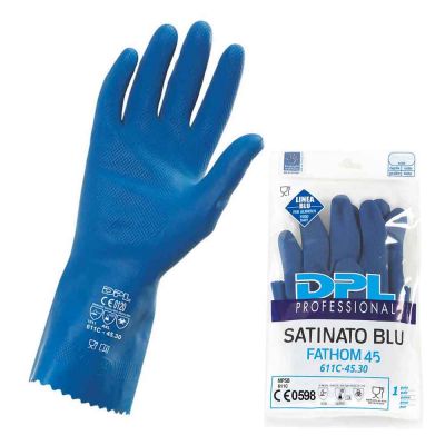 Guanti da lavoro SATINATO BLU 1 paio