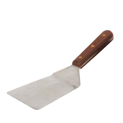 Spatola per lasagne con lama in acciaio inox e manico in legno 15 cm