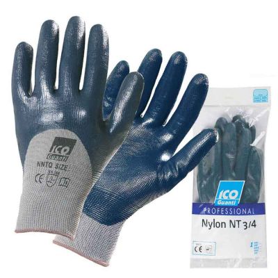 1 Paio guanti da lavoro riutilizzabili in nylon Icoguanti NYLON NT 3/4 