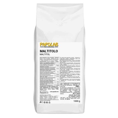 Maltitolo in polvere dolcificante naturale 1000 g Papolab