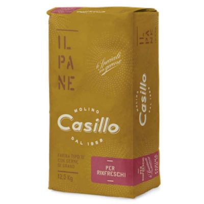 PER RINFRESCHI farina di grano tenero tipo 1 per pane W285 Casillo 12,5 kg