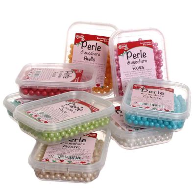 Perle di zucchero colorate per decorazione torte 60 g