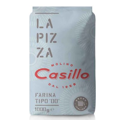 Farina di grano tenero tipo 00 per pizza W260 Casillo 1 kg