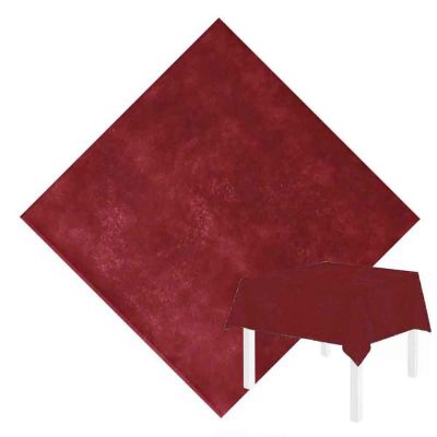 50 Tovaglie coprimacchia tessuto non tessuto TNT 150x150cm Bordeaux