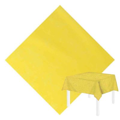 50 Tovaglie coprimacchia tessuto non tessuto TNT 150x150cm gialle