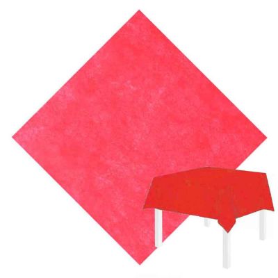 50 Tovaglie coprimacchia tessuto non tessuto TNT 150x150cm rosse