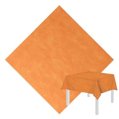 50 Tovaglie coprimacchia tessuto non tessuto TNT 150x150cm arancioni