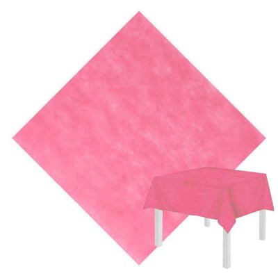 50 Tovaglie coprimacchia tessuto non tessuto TNT 150x150cm rosa