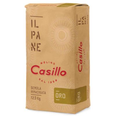 ORO Semola di grano duro rimacinata per pane W250 Casillo 12,5 kg