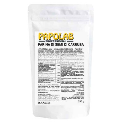 Farina di semi di Carrube addensante naturale 250 g Papolab