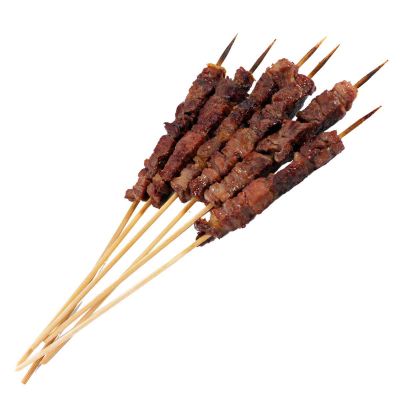 Spiedini di legno grandi con arrosticini