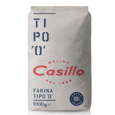 Farina di grano tenero tipo 0 W200 Casillo 1 kg 