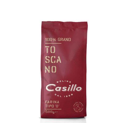 Farina toscana di grano tenero tipo 0 W200 Casillo 500 g