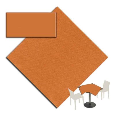 25 Tovaglie tessuto non tessuto coprimacchia in TNT 140x140 cm arancio