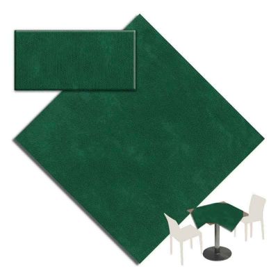 25 Tovaglie tessuto non tessuto coprimacchia in TNT 140x140 cm Verde muschio