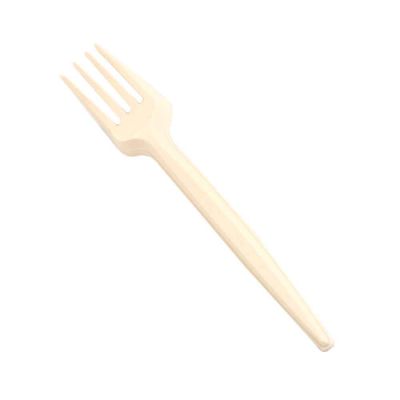 100 Forchette in Mater-Bi® compostabile bianche 16,5 cm